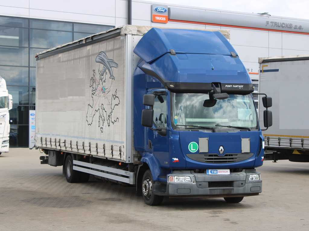 Renault MIDLUM 220.12, EURO 5, SLEEPING BODY, HYDRAULIC FRONT - Plane LKW: das Bild 3 Renault MIDLUM 220.12, EURO 5, SLEEPING BODY, HYDRAULIC FRONT - Plane LKW: das Bild 3