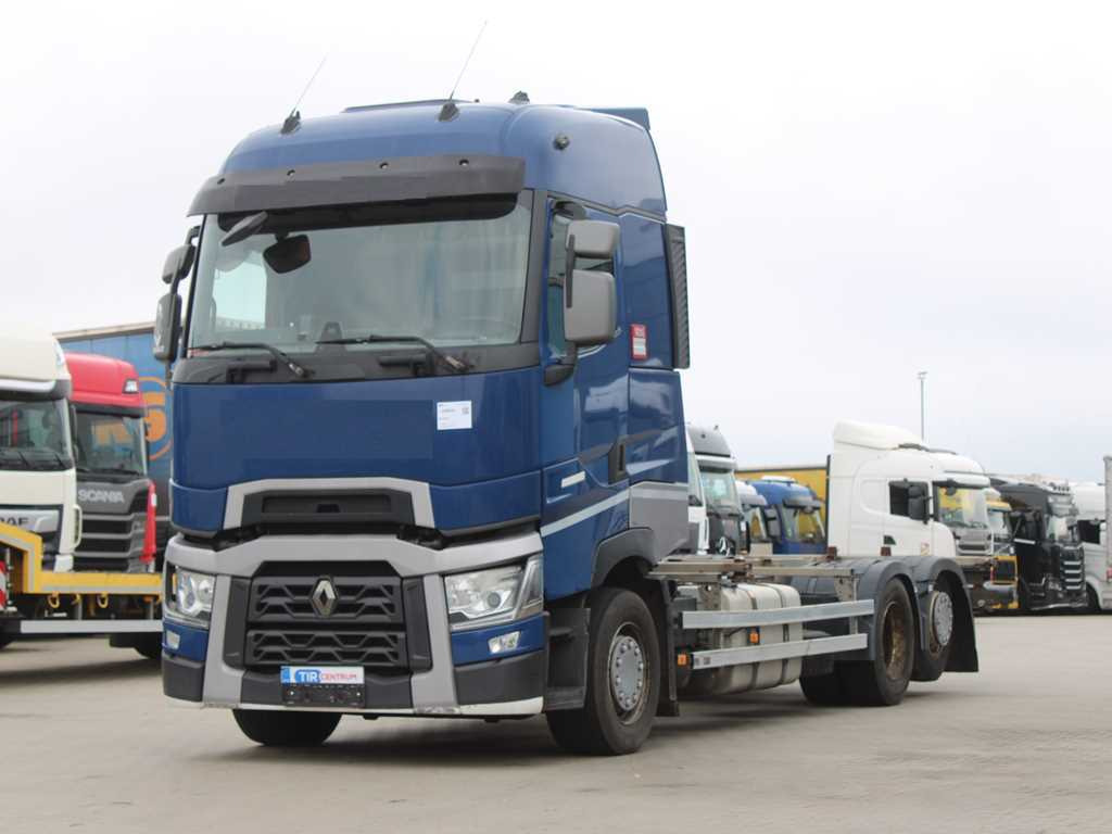 Renault T 480, BDF, EURO 6, AIR SUSPENSION, LIFTING AXLE - Containerwagen/ Wechselfahrgestell LKW: das Bild 1 Renault T 480, BDF, EURO 6, AIR SUSPENSION, LIFTING AXLE - Containerwagen/ Wechselfahrgestell LKW: das Bild 1