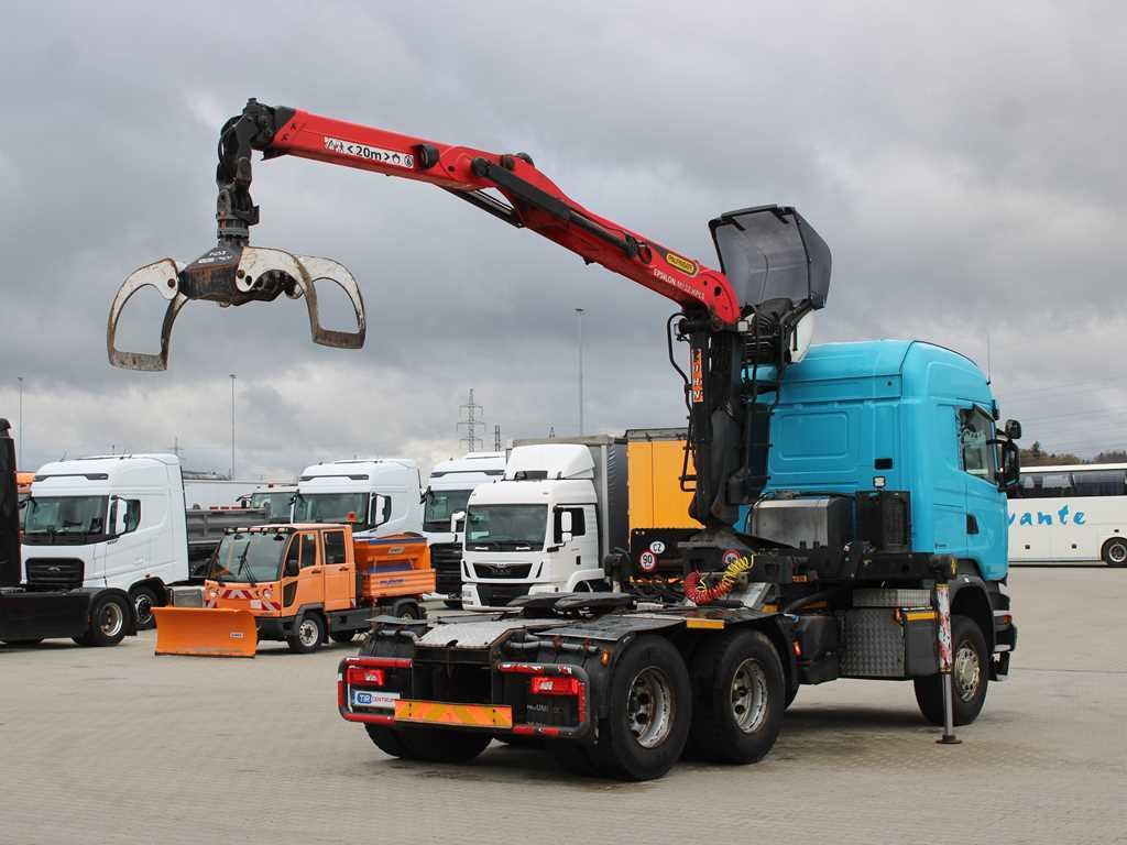 Scania R490, 6X4, EURO 6, DOUBLE CIRCUIT HYDRAULIC, PALFINGER EPSILON M13Z91 - Sattelzugmaschine: das Bild 4 Scania R490, 6X4, EURO 6, DOUBLE CIRCUIT HYDRAULIC, PALFINGER EPSILON M13Z91 - Sattelzugmaschine: das Bild 4