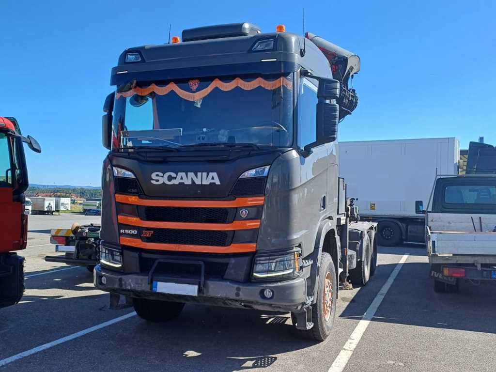 Scania R500, 6x6, RETARDER, OPTICRUISE, PALFINGER EPSILON S260Z96 - Sattelzugmaschine: das Bild 1 Scania R500, 6x6, RETARDER, OPTICRUISE, PALFINGER EPSILON S260Z96 - Sattelzugmaschine: das Bild 1