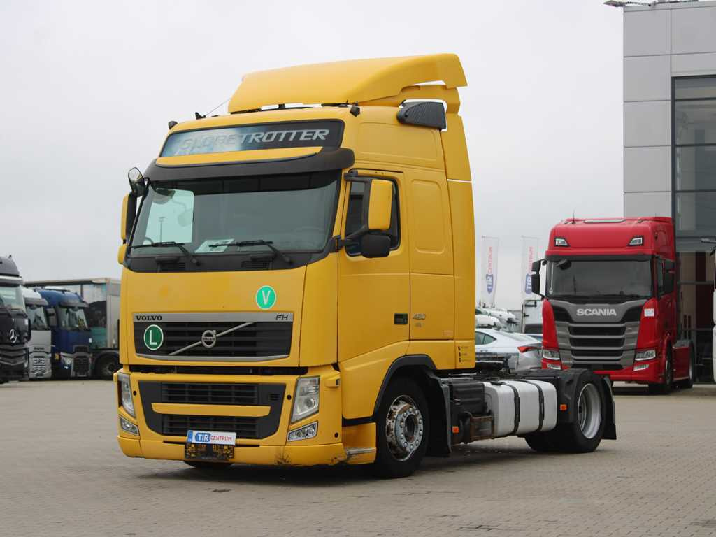 Volvo FH 420, EURO 5 EEV, LOWDECK, AIR SUSPENSION, VEB + - Sattelzugmaschine: das Bild 1 Volvo FH 420, EURO 5 EEV, LOWDECK, AIR SUSPENSION, VEB + - Sattelzugmaschine: das Bild 1