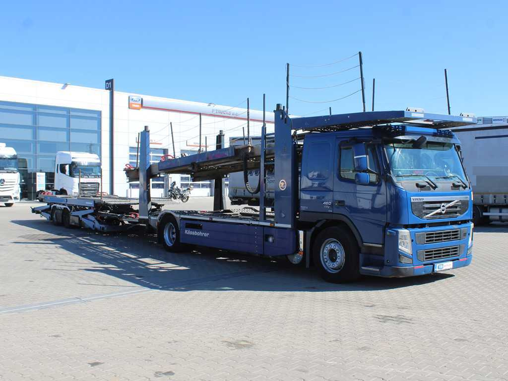 Volvo FM 460, EURO 5 EEV, VEB +, + KÄSSBOHRER APT 012 VAK ( 2000 ) - Autotransporter LKW: das Bild 3 Volvo FM 460, EURO 5 EEV, VEB +, + KÄSSBOHRER APT 012 VAK ( 2000 ) - Autotransporter LKW: das Bild 3