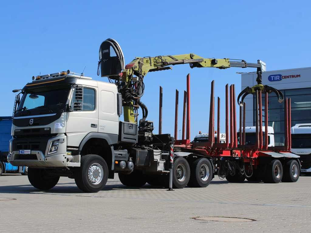 Volvo FMX 500, 6X6,LOGLIFT F265Z95 +trailer DOLL(2007) - Holztransporter, Autokran: das Bild 1 Volvo FMX 500, 6X6,LOGLIFT F265Z95 +trailer DOLL(2007) - Holztransporter, Autokran: das Bild 1