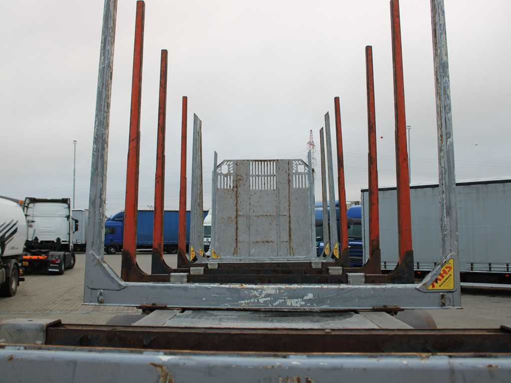 ZASŁAW D-651A, 2x LIFTING AXLE - Holzauflieger: das Bild 5 ZASŁAW D-651A, 2x LIFTING AXLE - Holzauflieger: das Bild 5