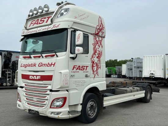 DAF XF 410 FA BDF SSC Euro 6, Retarder - Containerwagen/ Wechselfahrgestell LKW: das Bild 1 DAF XF 410 FA BDF SSC Euro 6, Retarder - Containerwagen/ Wechselfahrgestell LKW: das Bild 1