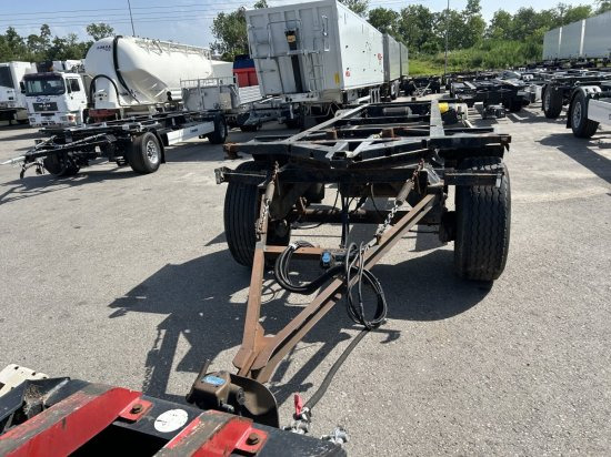 Krone AZ 18, Standard-Lafette BPW-Achsen, - Container/ Wechselfahrgestell Anhänger: das Bild 2 Krone AZ 18, Standard-Lafette BPW-Achsen, - Container/ Wechselfahrgestell Anhänger: das Bild 2