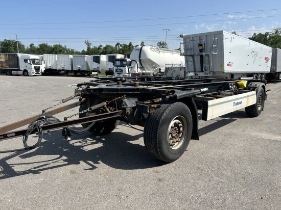 Krone AZ 18, Standard-Lafette BPW-Achsen, - Container/ Wechselfahrgestell Anhänger: das Bild 1 Krone AZ 18, Standard-Lafette BPW-Achsen, - Container/ Wechselfahrgestell Anhänger: das Bild 1