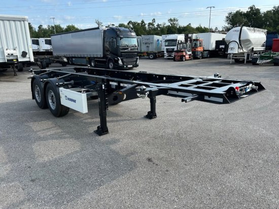 Container/ Wechselfahrgestell Auflieger, Zustand - NEU Krone Box Liner SZC 18 ADR-Chassi für 20ft Container, 1-A Liftachse: das Bild 7 Container/ Wechselfahrgestell Auflieger, Zustand - NEU Krone Box Liner SZC 18 ADR-Chassi für 20ft Container, 1-A Liftachse: das Bild 7