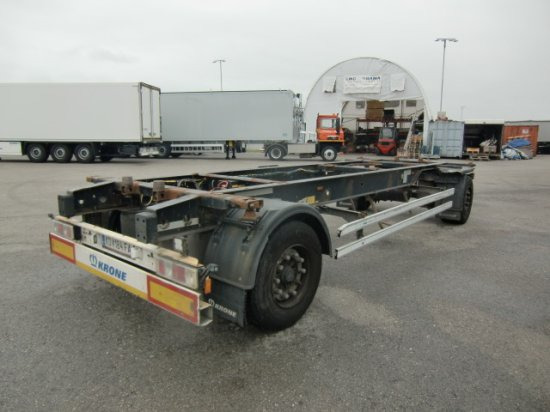 Krone Maxi Lafette BPW Achsen 3 Stück - Container/ Wechselfahrgestell Anhänger: das Bild 4 Krone Maxi Lafette BPW Achsen 3 Stück - Container/ Wechselfahrgestell Anhänger: das Bild 4