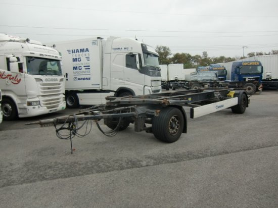 Krone Maxi Lafette BPW Achsen 3 Stück - Container/ Wechselfahrgestell Anhänger: das Bild 1 Krone Maxi Lafette BPW Achsen 3 Stück - Container/ Wechselfahrgestell Anhänger: das Bild 1