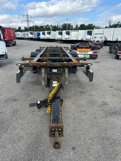 Krone ZZ/DC07 Tandem-Lafette, Standard, BPW-Achsen, Heckabstützung - Container/ Wechselfahrgestell Anhänger: das Bild 2 Krone ZZ/DC07 Tandem-Lafette, Standard, BPW-Achsen, Heckabstützung - Container/ Wechselfahrgestell Anhänger: das Bild 2