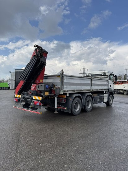 MAN TGS 26.430 6x4 3-Seitenkipper, HMF 2020K-RC Heckkran abnehmbar, - Kipper, Autokran: das Bild 4 MAN TGS 26.430 6x4 3-Seitenkipper, HMF 2020K-RC Heckkran abnehmbar, - Kipper, Autokran: das Bild 4