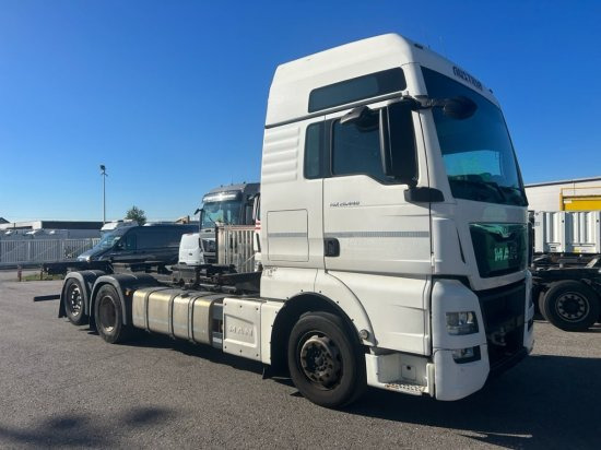 MAN TGX 26.440 BDF, XXL, Retarder, Automatik, E6, Liftachse, Motorschaden, Kurbelwellenschaden - Containerwagen/ Wechselfahrgestell LKW: das Bild 1 MAN TGX 26.440 BDF, XXL, Retarder, Automatik, E6, Liftachse, Motorschaden, Kurbelwellenschaden - Containerwagen/ Wechselfahrgestell LKW: das Bild 1