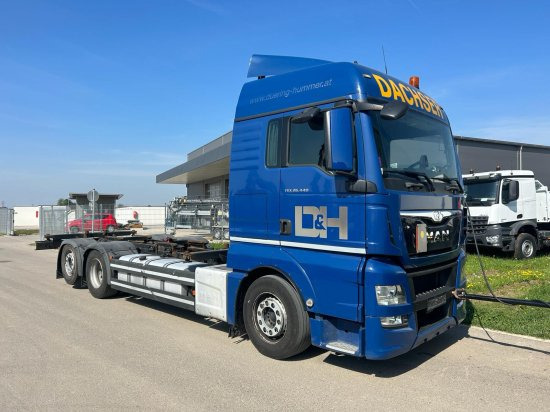 MAN TGX 26.440 XLX 6x2 Liftachse, Retarder, Euro 6, Motorschaden - Containerwagen/ Wechselfahrgestell LKW: das Bild 1 MAN TGX 26.440 XLX 6x2 Liftachse, Retarder, Euro 6, Motorschaden - Containerwagen/ Wechselfahrgestell LKW: das Bild 1