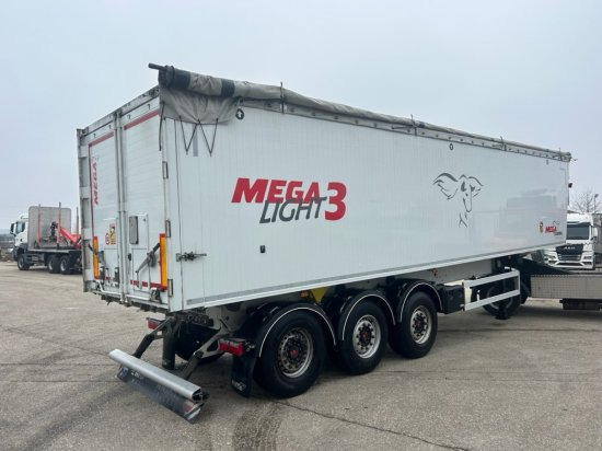 MEGA Alu-Kastenmulde 55m³, SAF-Achsen, Rollplane, Kombiklappe, Stehpodest - Kipper Auflieger: das Bild 2 MEGA Alu-Kastenmulde 55m³, SAF-Achsen, Rollplane, Kombiklappe, Stehpodest - Kipper Auflieger: das Bild 2