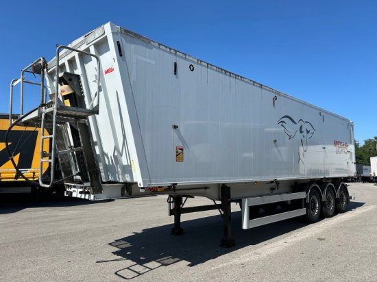 MEGA Light Alu-Kippmulde 55m³, Kombiklappe, SAF-Achsen, 1-A Liftachse, Rollplane - Kipper Auflieger: das Bild 1 MEGA Light Alu-Kippmulde 55m³, Kombiklappe, SAF-Achsen, 1-A Liftachse, Rollplane - Kipper Auflieger: das Bild 1