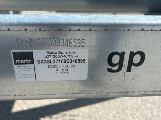 Motorradanhänger, Zustand - NEU Martz GP 1 R,  Motorrad-Transporter, Verzinkt, Meher-Achsen,: das Bild 12