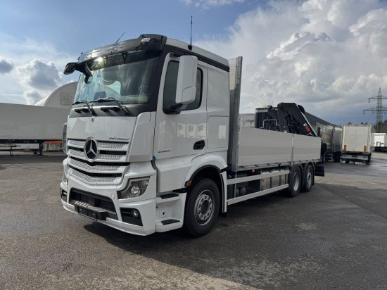 Mercedes-Benz Actros 2653, Retarder, Pritsche, Hiab Hipro 232 ES5 - Pritsche LKW, Autokran: das Bild 3 Mercedes-Benz Actros 2653, Retarder, Pritsche, Hiab Hipro 232 ES5 - Pritsche LKW, Autokran: das Bild 3