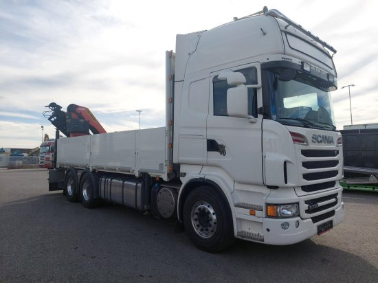 Scania R730 6x4 Pritsche, Voll-Luft Palfinger PK27002 Kran Retarder, Alu-Felgen, - Pritsche LKW, Autokran: das Bild 3 Scania R730 6x4 Pritsche, Voll-Luft Palfinger PK27002 Kran Retarder, Alu-Felgen, - Pritsche LKW, Autokran: das Bild 3