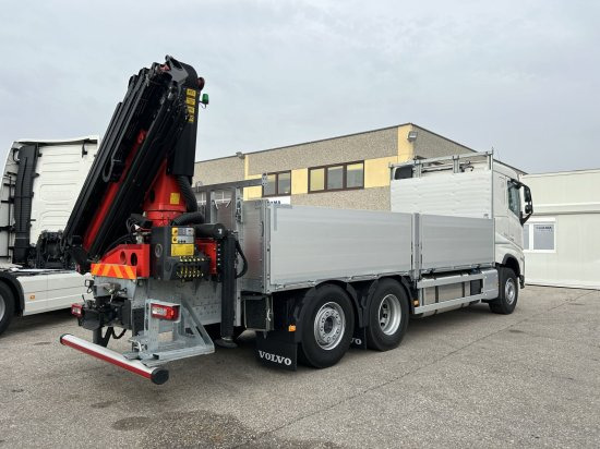 Volvo FH 500 6X2 Euro6, Retarder, Pritsche, Palfinger PK22002-EH - Pritsche LKW, Autokran: das Bild 4 Volvo FH 500 6X2 Euro6, Retarder, Pritsche, Palfinger PK22002-EH - Pritsche LKW, Autokran: das Bild 4