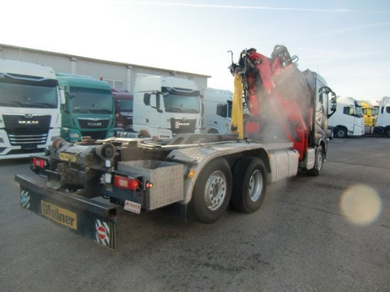 Volvo FH 500 6x2, Schrottkran, Waage, E6, Liftachse - Abrollkipper, Autokran: das Bild 4 Volvo FH 500 6x2, Schrottkran, Waage, E6, Liftachse - Abrollkipper, Autokran: das Bild 4