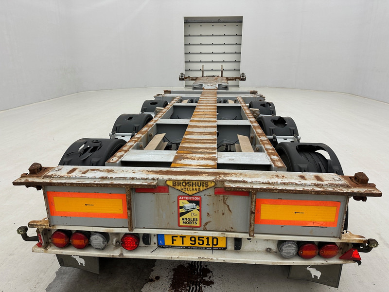 Container/ Wechselfahrgestell Auflieger Broshuis Polyvalent skelet ADR 2 x 20-30-40-45 ft: das Bild 6