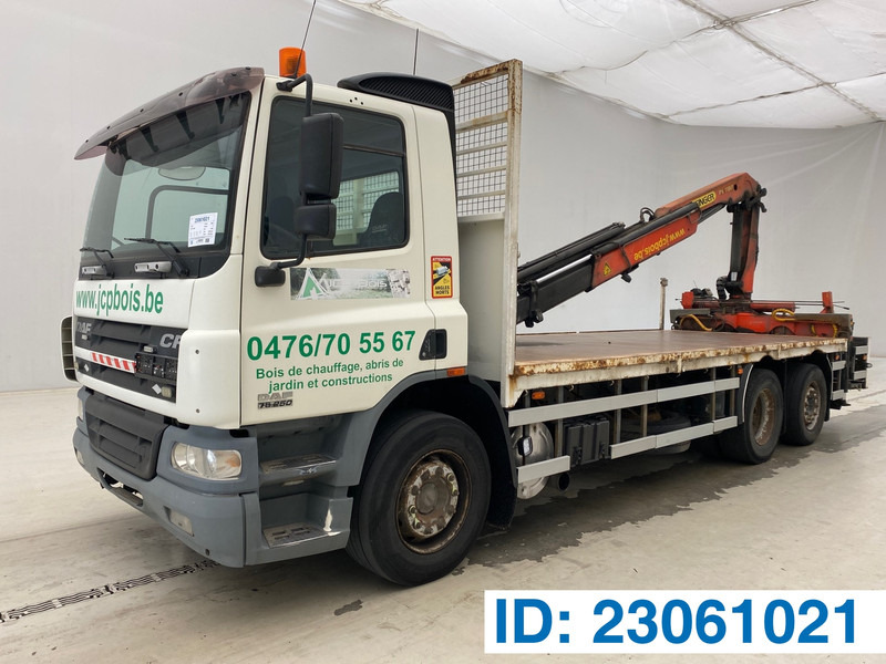 DAF CF75.250 - 6x2 - Pritsche LKW, Autokran: das Bild 1 DAF CF75.250 - 6x2 - Pritsche LKW, Autokran: das Bild 1