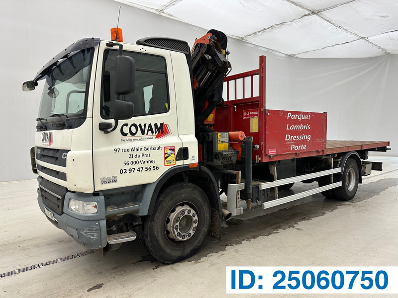 DAF CF75.310 - Pritsche LKW, Autokran: das Bild 1 DAF CF75.310 - Pritsche LKW, Autokran: das Bild 1
