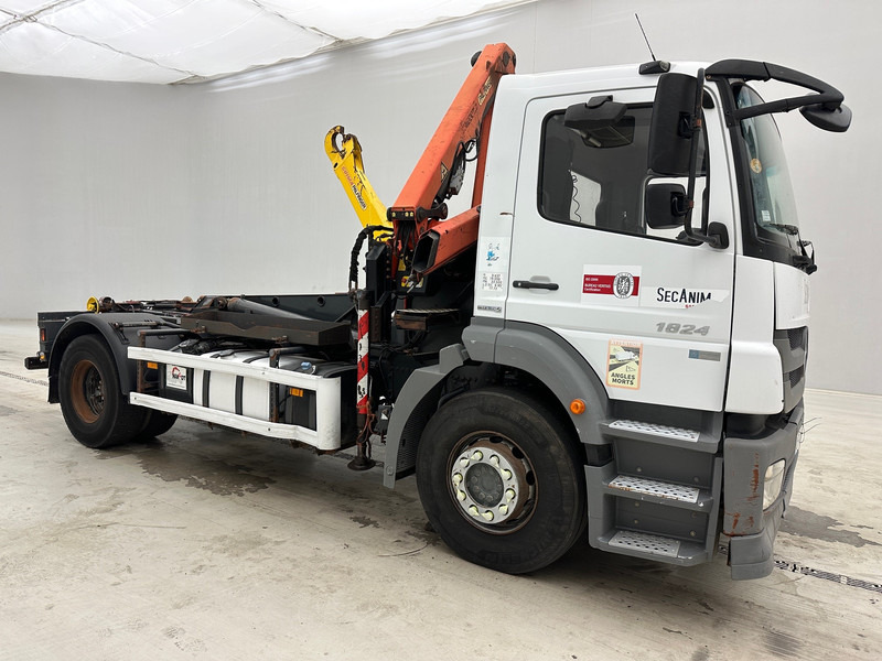 Mercedes-Benz Axor 1824 - Abrollkipper, Autokran: das Bild 3 Mercedes-Benz Axor 1824 - Abrollkipper, Autokran: das Bild 3