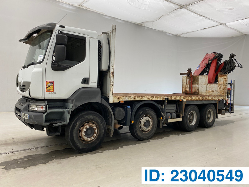Renault Kerax 430 DXi - 8x4 - Pritsche LKW, Autokran: das Bild 1 Renault Kerax 430 DXi - 8x4 - Pritsche LKW, Autokran: das Bild 1