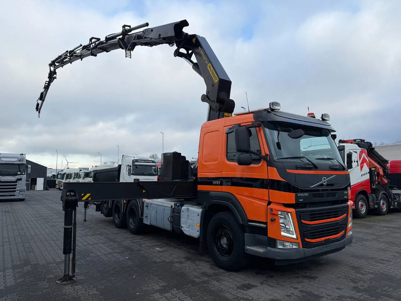 Volvo FM 500 8X4 Tridem Euro 6 Palfinger 42002 + Fly jib - Seil Abrollkipper, Autokran: das Bild 2 Volvo FM 500 8X4 Tridem Euro 6 Palfinger 42002 + Fly jib - Seil Abrollkipper, Autokran: das Bild 2