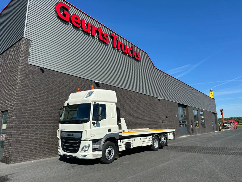 DAF CF 410 6X2 M4SN3 OPRIJWAGEN / MACHINE TRANSPORTER / PLATEAU - Autotransporter LKW: das Bild 2 DAF CF 410 6X2 M4SN3 OPRIJWAGEN / MACHINE TRANSPORTER / PLATEAU - Autotransporter LKW: das Bild 2