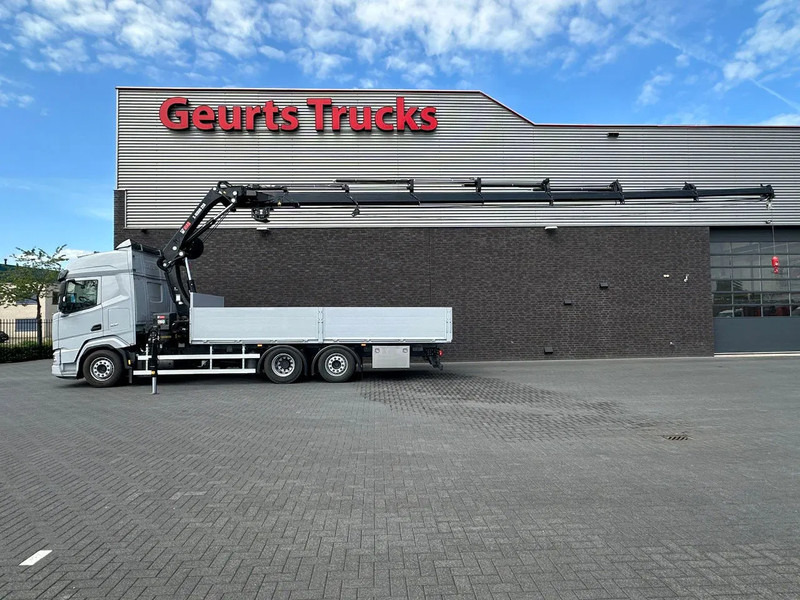 DAF XF 530 OPENLAADBAK / PRITSCHE / FLATBED MET HIAB X-HIDUO 258 E-7 + LIER KRAAN / KRAN / CRANE/ GRUA *NIEUW* - Autokran: das Bild 1 DAF XF 530 OPENLAADBAK / PRITSCHE / FLATBED MET HIAB X-HIDUO 258 E-7 + LIER KRAAN / KRAN / CRANE/ GRUA *NIEUW* - Autokran: das Bild 1