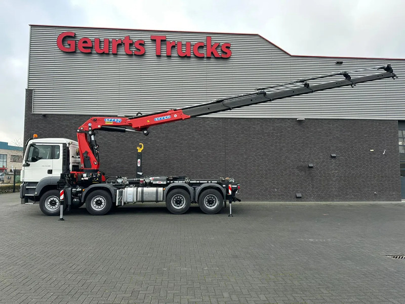 MAN TGS 35.460 8X4 BL+ HYVA 18.55.S HAAKARMSYSTEEM EFFER 395-5 KRAAN/KRAN/CRANE/GRUA - Abrollkipper, Autokran: das Bild 5 MAN TGS 35.460 8X4 BL+ HYVA 18.55.S HAAKARMSYSTEEM EFFER 395-5 KRAAN/KRAN/CRANE/GRUA - Abrollkipper, Autokran: das Bild 5