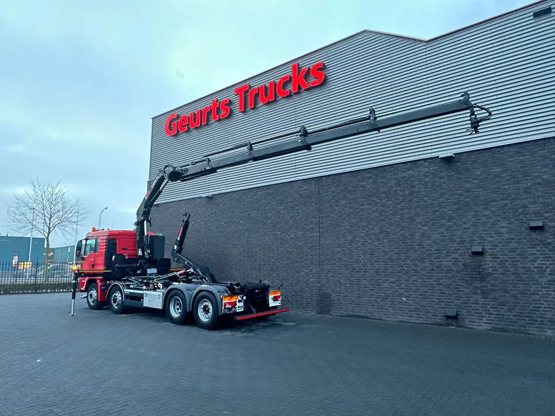 MAN TGS 35.500 8X4H-6 MET MULTILIFT ULT T 21 S51 HAAKARMSYSTEEM + HIAB X-HIPRO 192 E-4 KRAAN/CRANE/KRAN/GRUA - Abrollkipper, Autokran: das Bild 3 MAN TGS 35.500 8X4H-6 MET MULTILIFT ULT T 21 S51 HAAKARMSYSTEEM + HIAB X-HIPRO 192 E-4 KRAAN/CRANE/KRAN/GRUA - Abrollkipper, Autokran: das Bild 3