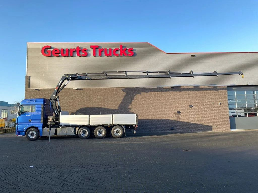 MAN TGX 35.500 8X4 TRIDEM + HIAB X-HIPRO 302 E-7 KRA - Autokran, Pritsche LKW: das Bild 1 MAN TGX 35.500 8X4 TRIDEM + HIAB X-HIPRO 302 E-7 KRA - Autokran, Pritsche LKW: das Bild 1