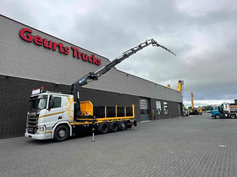 Scania R530 V8 NGS 8X4 TRIDEM MET HYVA 2Z KIPPER + HMF 5020-K6 + JIB FJ1000-K5 KRAAN/KRAN/CRANE/GRUA - Kipper, Autokran: das Bild 3 Scania R530 V8 NGS 8X4 TRIDEM MET HYVA 2Z KIPPER + HMF 5020-K6 + JIB FJ1000-K5 KRAAN/KRAN/CRANE/GRUA - Kipper, Autokran: das Bild 3