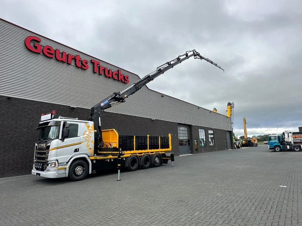 Scania R530 V8 NGS 8X4 TRIDEM MET HYVA 2Z KIPPER + HMF - Autokran, Kipper: das Bild 3 Scania R530 V8 NGS 8X4 TRIDEM MET HYVA 2Z KIPPER + HMF - Autokran, Kipper: das Bild 3