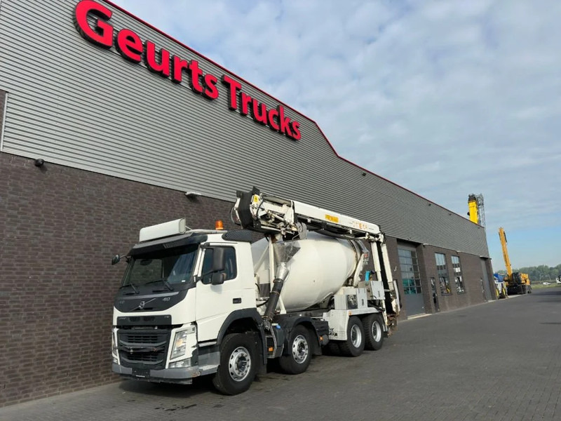 Volvo FM 410 8X4 + STETTER 9 M3 MIXER/MISCHER + THEAM 15 M TRANSPORTBAND/BELT - Fahrmischer: das Bild 2 Volvo FM 410 8X4 + STETTER 9 M3 MIXER/MISCHER + THEAM 15 M TRANSPORTBAND/BELT - Fahrmischer: das Bild 2