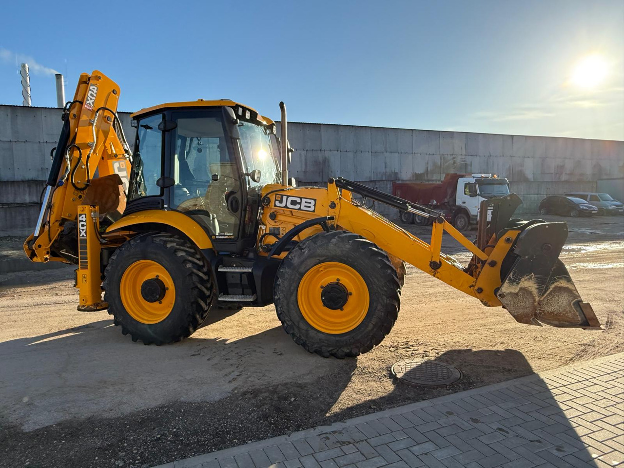 JCB 4cx jostic - Baggerlader: das Bild 1 JCB 4cx jostic - Baggerlader: das Bild 1