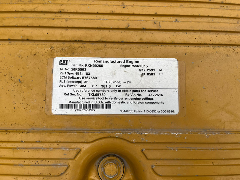 Knickgelenkter Dumper Caterpillar 740B: das Bild 17