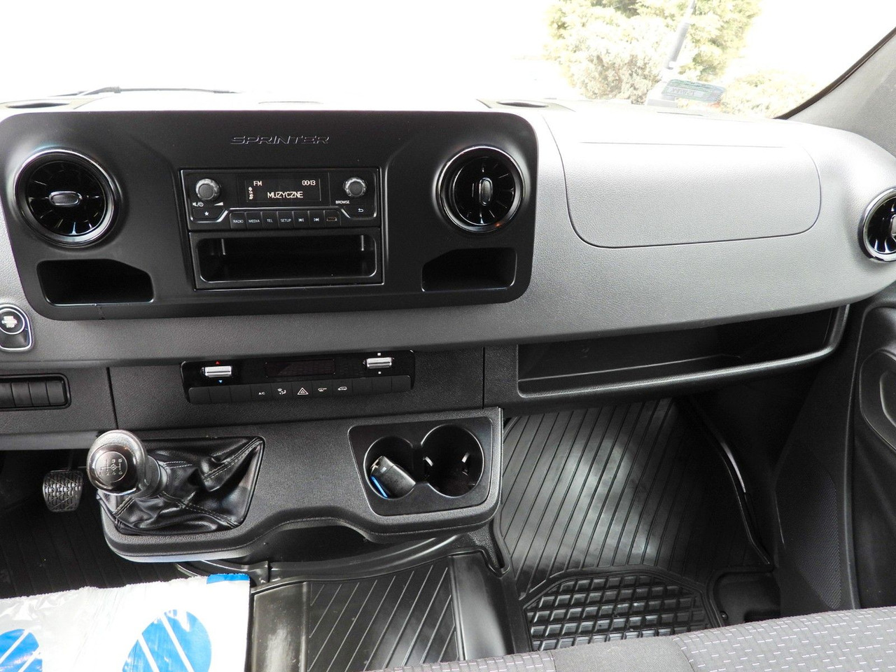 Planen Transporter, Transporter mit Doppelkabine Mercedes-Benz SPRINTER 316 PRITSCHE PLANE AUFZUG 8 PALETTEN: das Bild 24