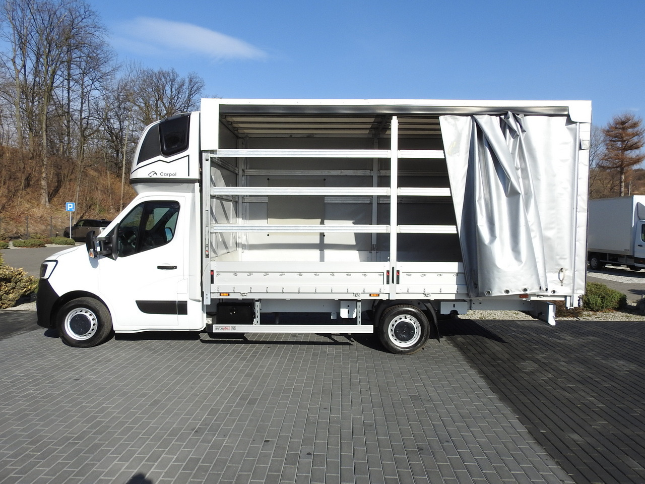 Planen Transporter RENAULT MASTER  TARPAULIN 10 PALLETS WEBASTO CRUISE CONTROL LED LIGHTS PNEUMATICS AIR CONDITIONING  165HP: das Bild 8