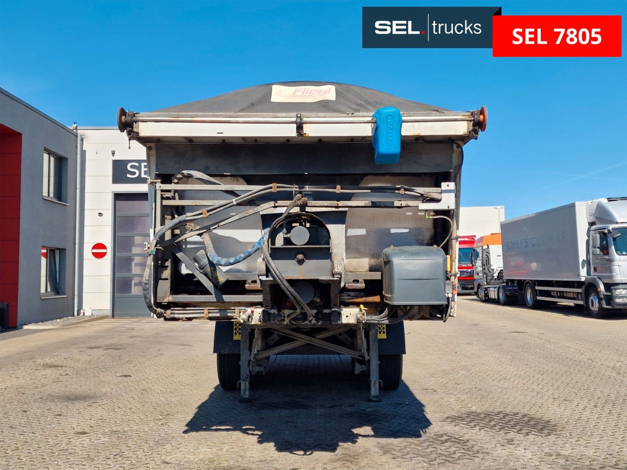 Fliegl ASS 372 Thermo / Thermomulde mit Abschiebetechn. - Kipper Auflieger: das Bild 2 Fliegl ASS 372 Thermo / Thermomulde mit Abschiebetechn. - Kipper Auflieger: das Bild 2
