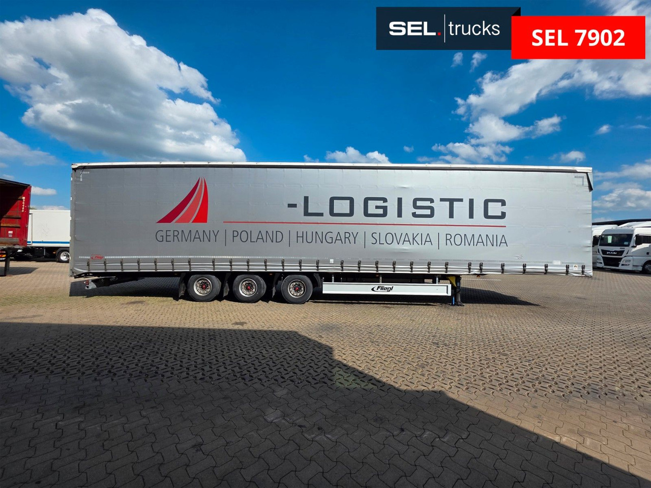Fliegl SDS 390 X-tra Long / Mega / Long Trailer - Planenauflieger: das Bild 4 Fliegl SDS 390 X-tra Long / Mega / Long Trailer - Planenauflieger: das Bild 4