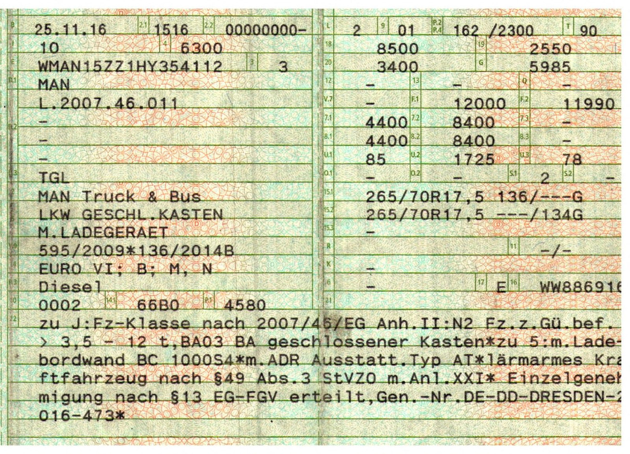 Koffer LKW MAN TGL 12.220 4x2 BL / Ladebordwand: das Bild 50 Koffer LKW MAN TGL 12.220 4x2 BL / Ladebordwand: das Bild 50