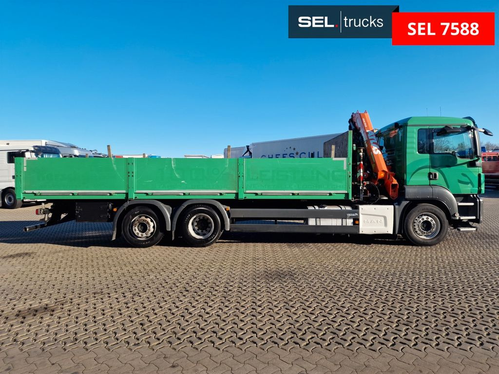 MAN TGS 26.460 6X2-4 BL / Intarder / Atlas 172.3E-A4 - Autokran, Pritsche LKW: das Bild 4 MAN TGS 26.460 6X2-4 BL / Intarder / Atlas 172.3E-A4 - Autokran, Pritsche LKW: das Bild 4