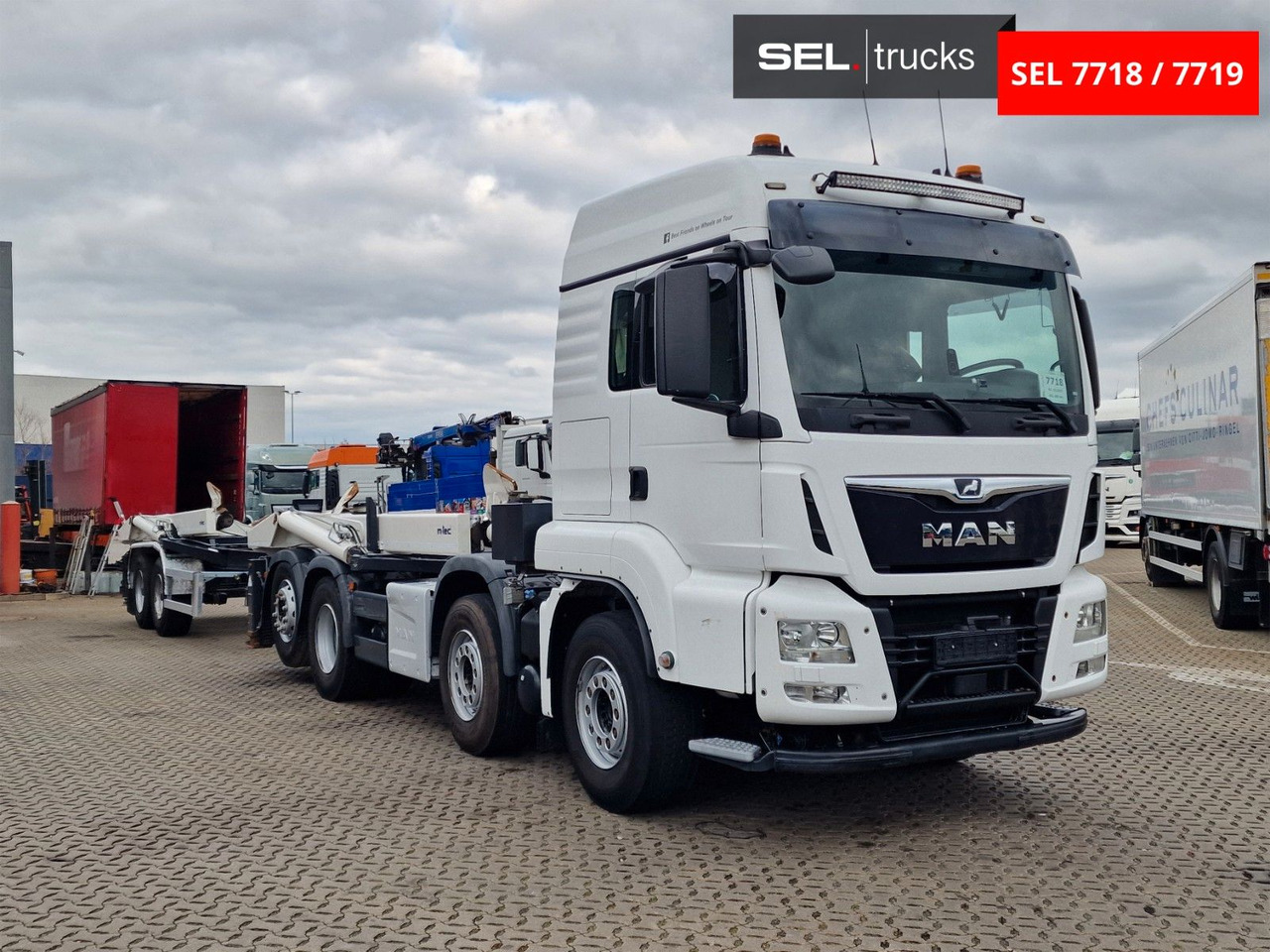 MAN TGS 35.500.8X2-6 BL / Silosteller / Lenkachse - Kipper: das Bild 3 MAN TGS 35.500.8X2-6 BL / Silosteller / Lenkachse - Kipper: das Bild 3