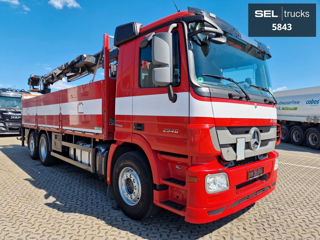 Mercedes-Benz Actros 2546 / HIAB 166K / ADC 4,1t / Lenkachse - Autokran, Pritsche LKW: das Bild 3 Mercedes-Benz Actros 2546 / HIAB 166K / ADC 4,1t / Lenkachse - Autokran, Pritsche LKW: das Bild 3