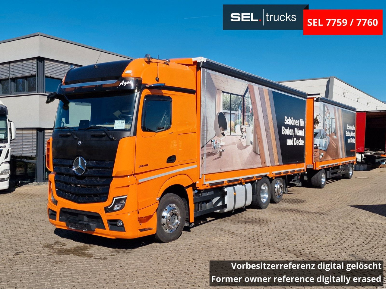 Mercedes-Benz Actros 2548 / Retarder / Euro 6E / Aluklappen - Plane LKW: das Bild 1 Mercedes-Benz Actros 2548 / Retarder / Euro 6E / Aluklappen - Plane LKW: das Bild 1